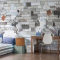 wallpaper blocks mural
