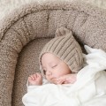 baby nest teddy taupe