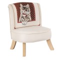 armchair for children with cat