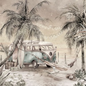 MALUMI - WALLPAPER SURF CAMP NEUTRAL