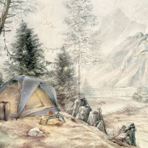 MALUMI - WALLPAPER MOUNTAIN CAMP DAY 