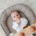 linen baby nest  beige