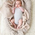 linen baby nest beige