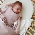 linen sleeping bag pink
