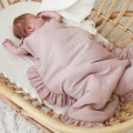 linen sleeping bag pink