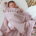 linen sleeping bag pink