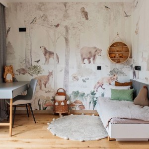 MALUMI - WALLPAPER WOODLET FAMILY GREEN