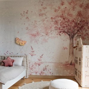 MALUMI - WALLPAPER MERRY CHERRY PINK