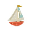 sailboat wooden lamp