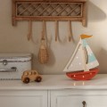 sailboat wooden lamp