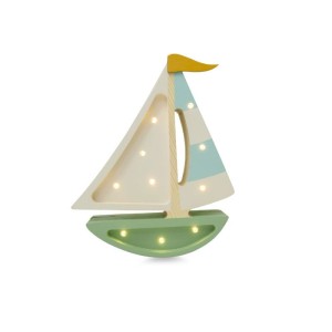 LITTLE LIGHTS - SAILBOAT MINI LAMP OLIVE TREE