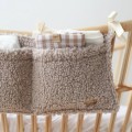 bed organizer teddy taupe