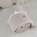 muslin bed bumper