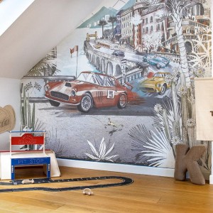 MALUMI - WALLPAPER MONACO RACING TEAL BLUE