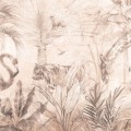 wallpaper exotic animals sepia