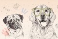 wallpaper doggies rainbow