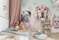 wallpaper doggies pink