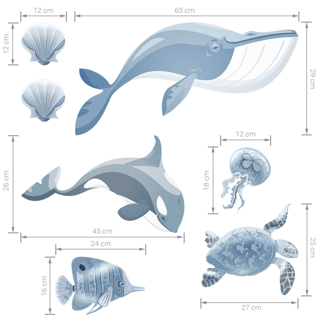 ocean wall stickers